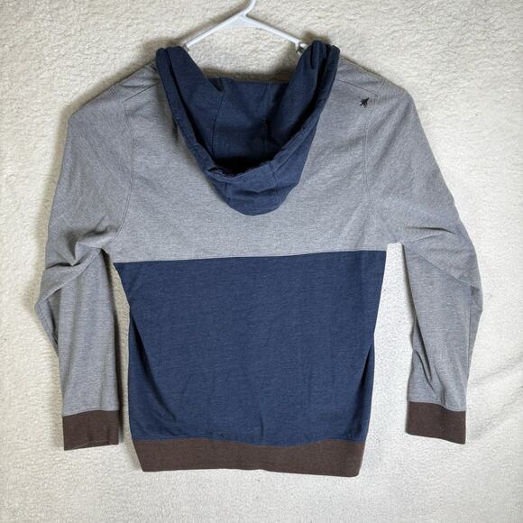Hippy Tree Anorak Hoodie Mens Medium Gray Blue Surf Beach Pullover HippyTree - Picture 14 of 16